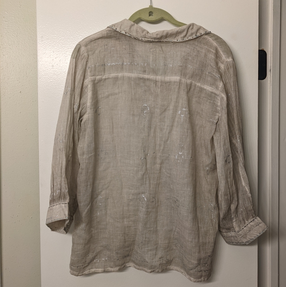 Karyn Seo Jana Blouse size S - Picture 2 of 5